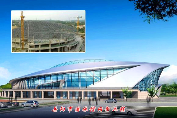 东丽游泳池网架